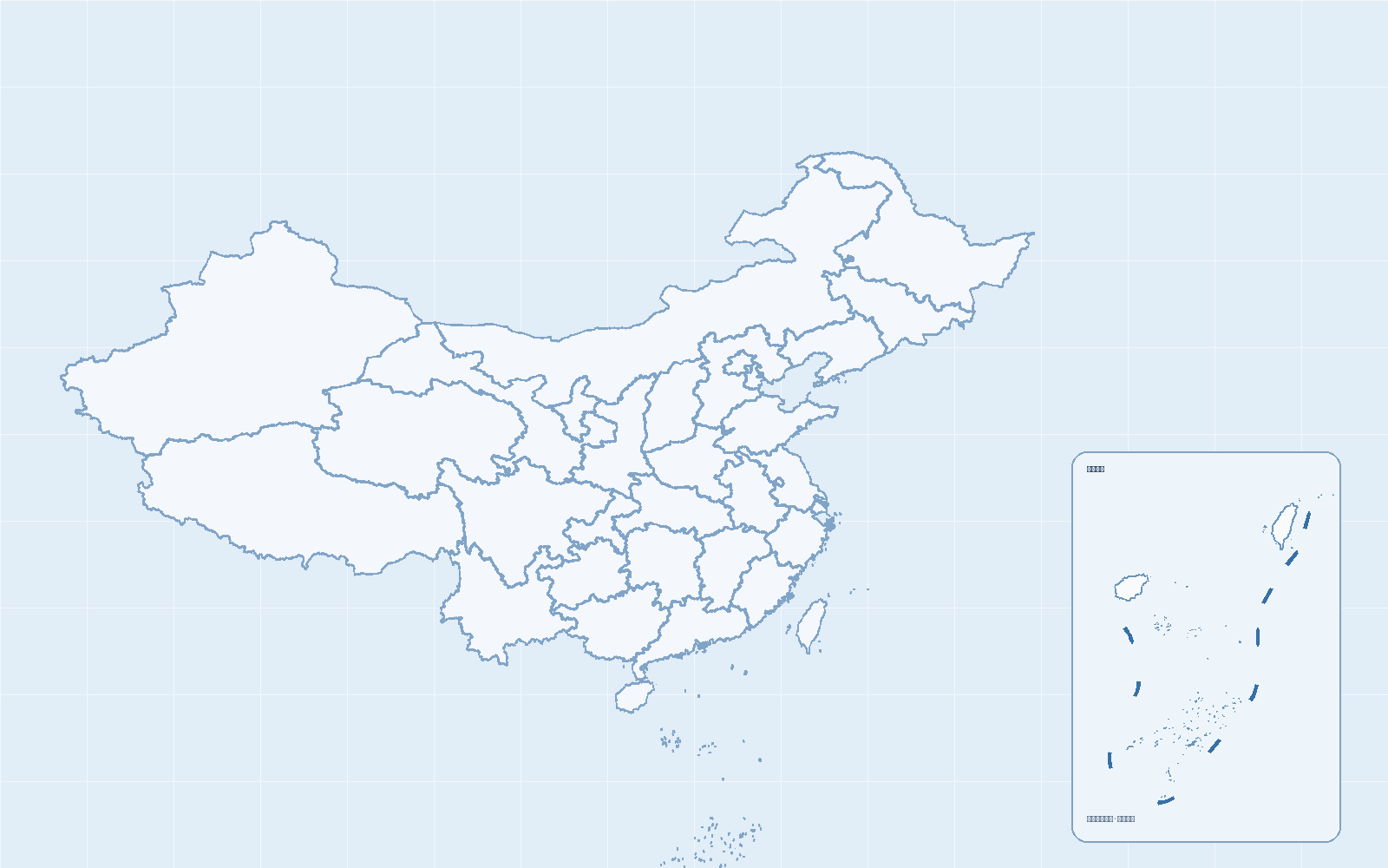 中国行政区划地图